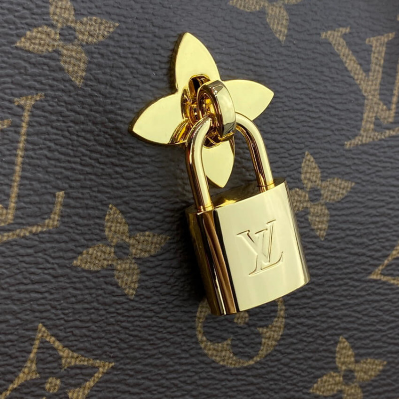 Replica Louis Vuitton Monogram Canvas Flower Tote M43553 Red