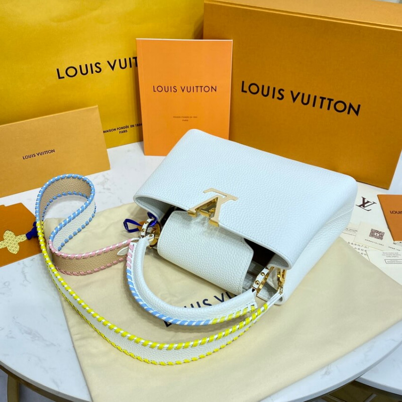 Replica Louis Vuitton Capucines Bb Bag M57941 White