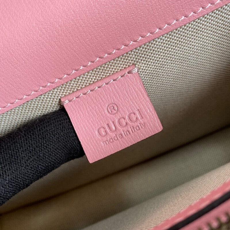 Replica Gucci Dionysus Small Shoulder Bag 400249 Red And Pink Leather