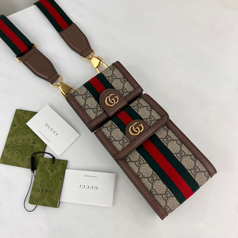 Replica Gucci Ophidia Mini Bag And Detachable Wallet 699173