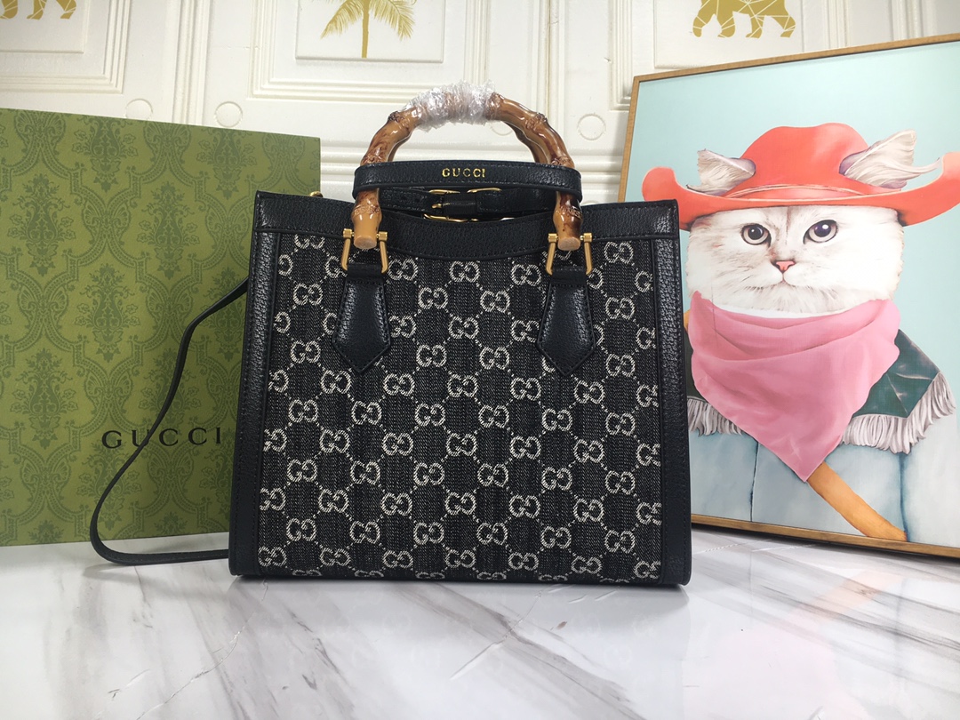 Replica Gucci Diana Jumbo Gg Small Tote Bag 660195