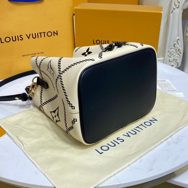 Replica Louis Vuitton Neonoe Mm M46023 Creme Beige/Black