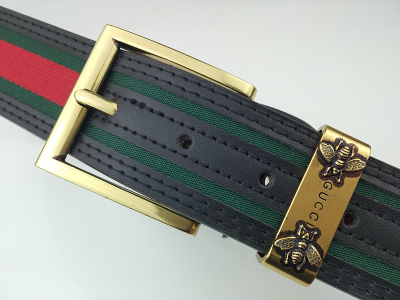 Replica Gucci Belt G333-75 Black 38Mm