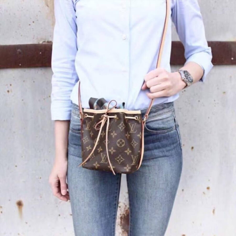 Replica Louis Vuitton Monogram Canvas Nano Noe M41346