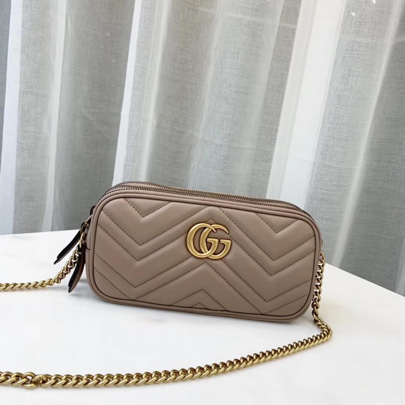 Replica Gucci Gg Marmont Mini Chain Bag 546581