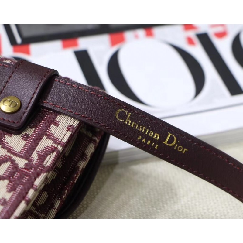 Replica Christian Dior Oblique Saddle Belt Bag S5619