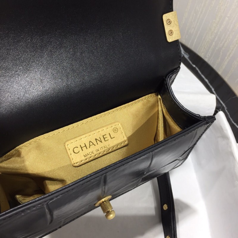 Replica Chanel Small Boy Chanel Handbag A67085 Gold