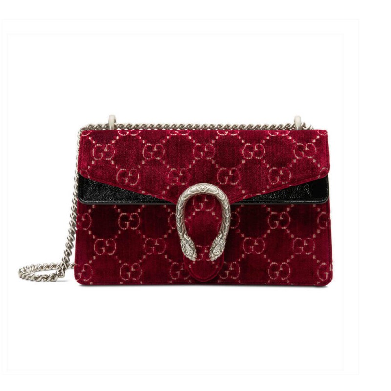 Replica Gucci Dionysus Gg Velvet Small Shoulder Bag 400249