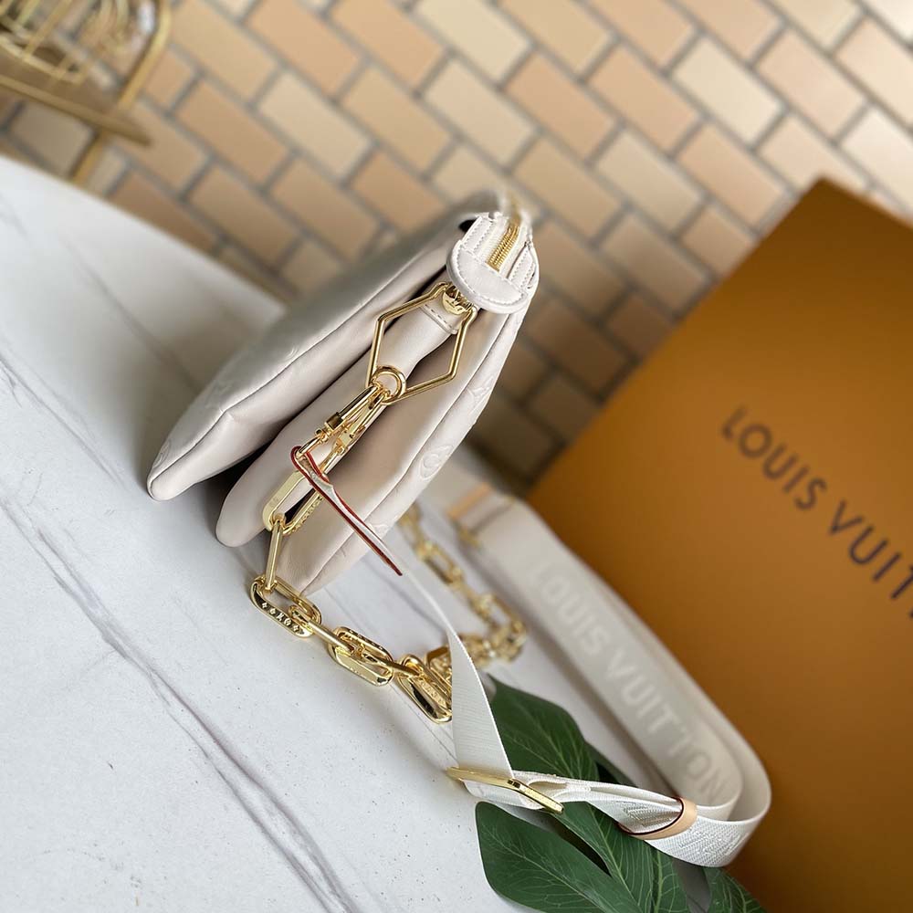 Replica Louis Vuitton Coussin Pm M57790 Black/White/Red