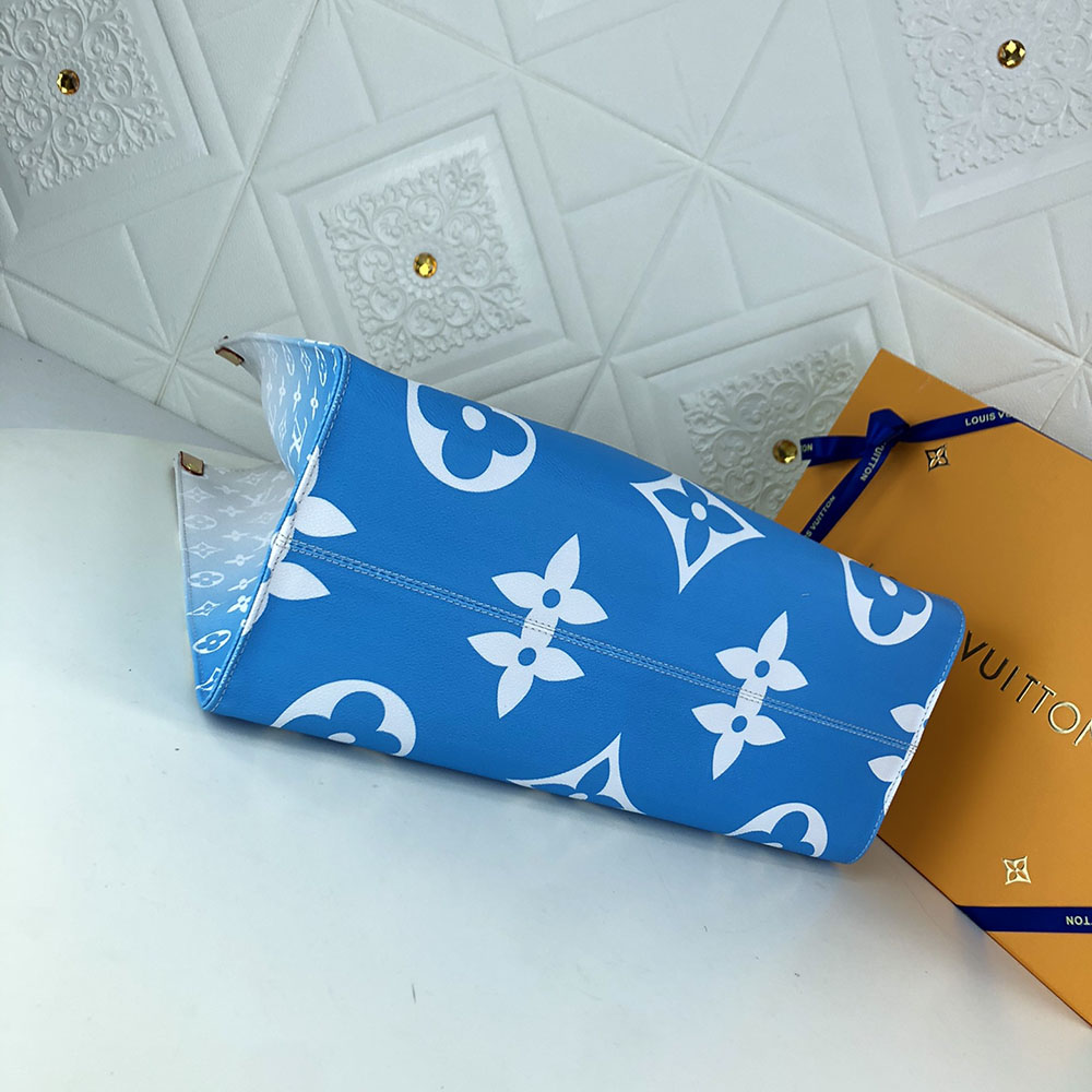 Replica Louis Vuitton Onthego Gm Blue/Pink/Mist