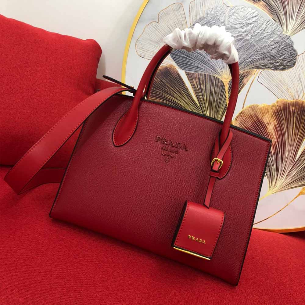 Replica Prada Medium Saffiano Leather Monochrome Bag 1Ba155(66158)