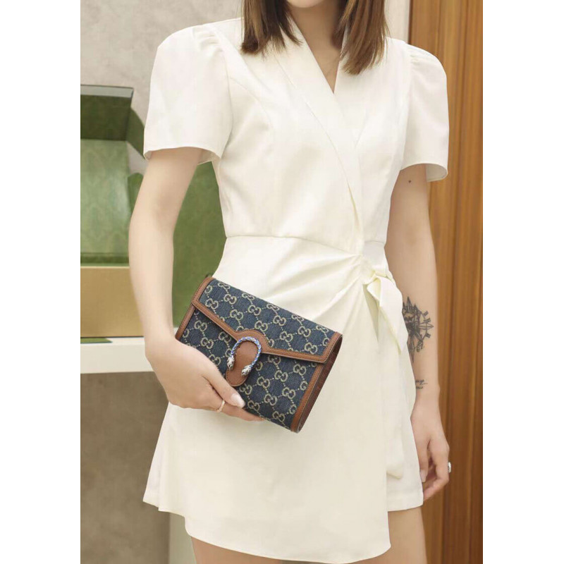Replica Gucci Denim Dionysus Mini Chain Bag 401231