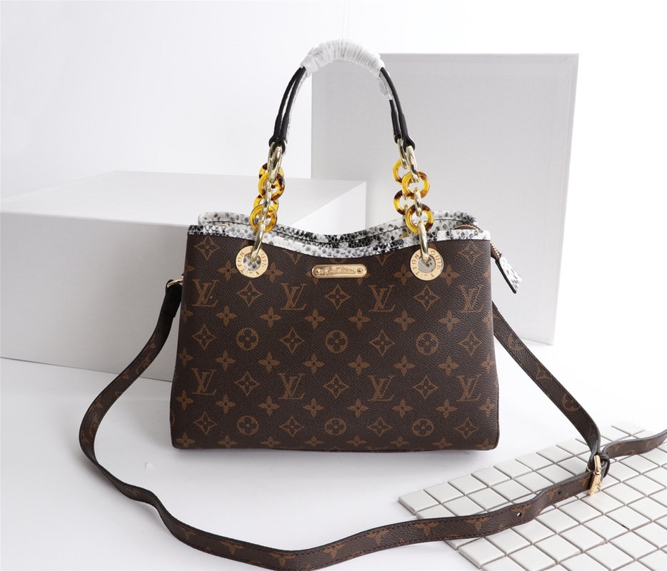 Replica Louis Vuitton Classic Monogram Handle Bag With Strap