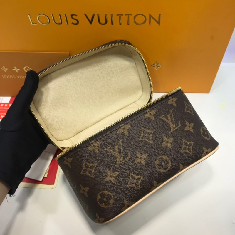 Replica Louis Vuitton Monogram Canvas Nice Cosmetic Mini M44495