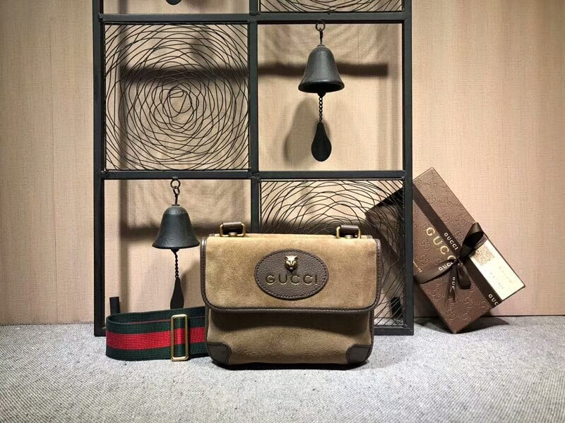 Replica Gucci Neo Vintage Small Messenger Bag 501050 Coffee