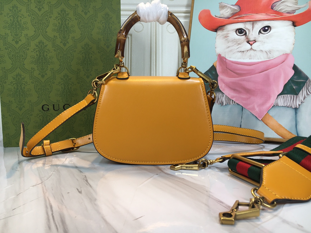 Replica Gucci Double G Bamboo 1947 Mini Top Handle Bag