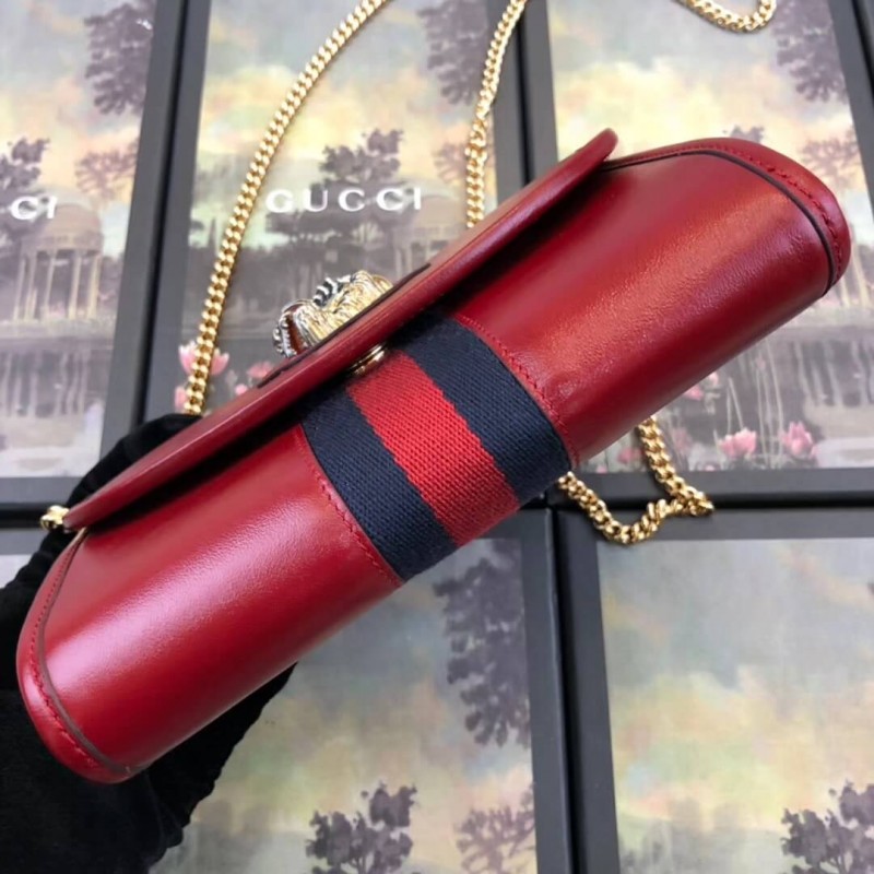 Replica Gucci Smooth Leather Rajah Mini Bag 573797
