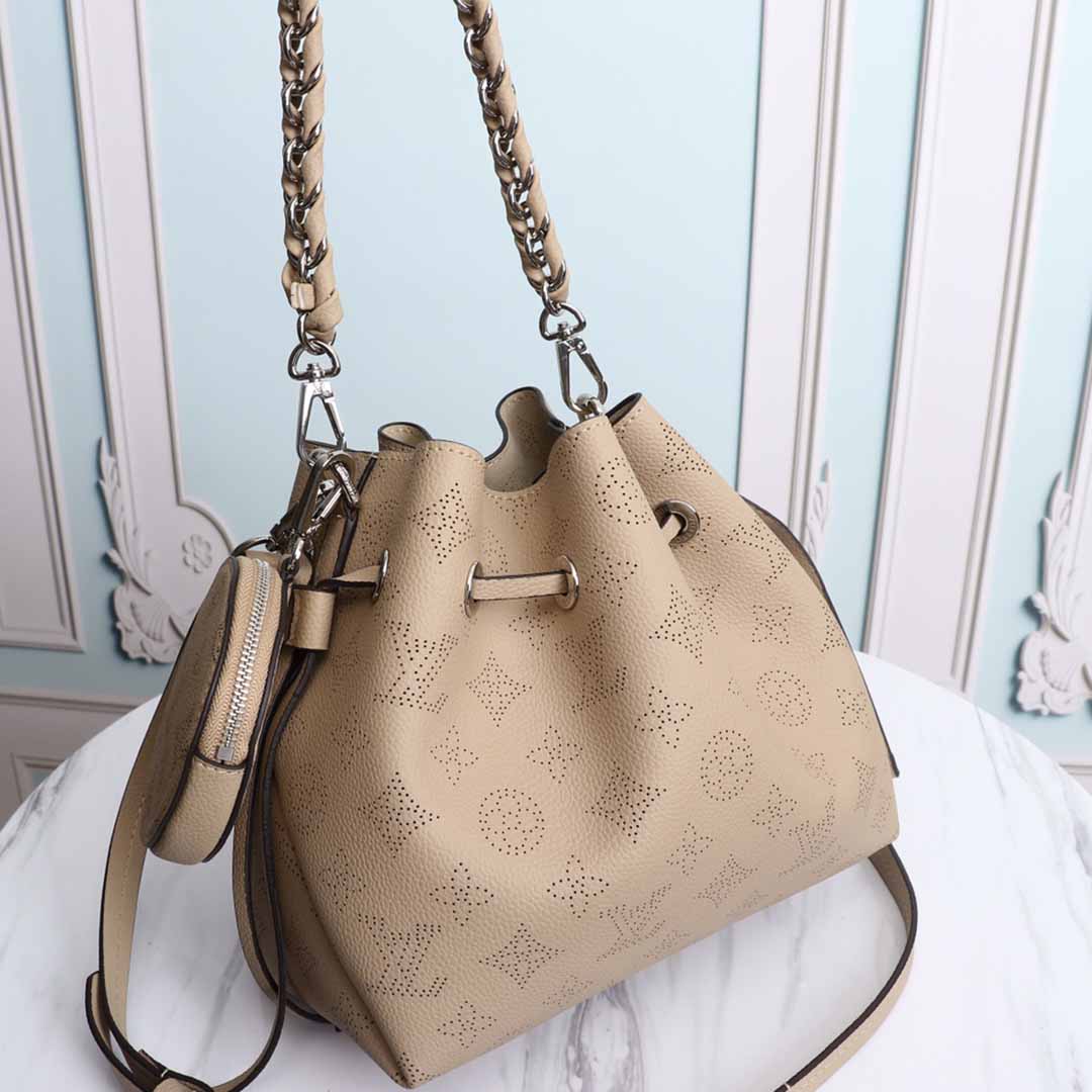 Replica Louis Vuitton Muria M57526 Black/Beige/Pink