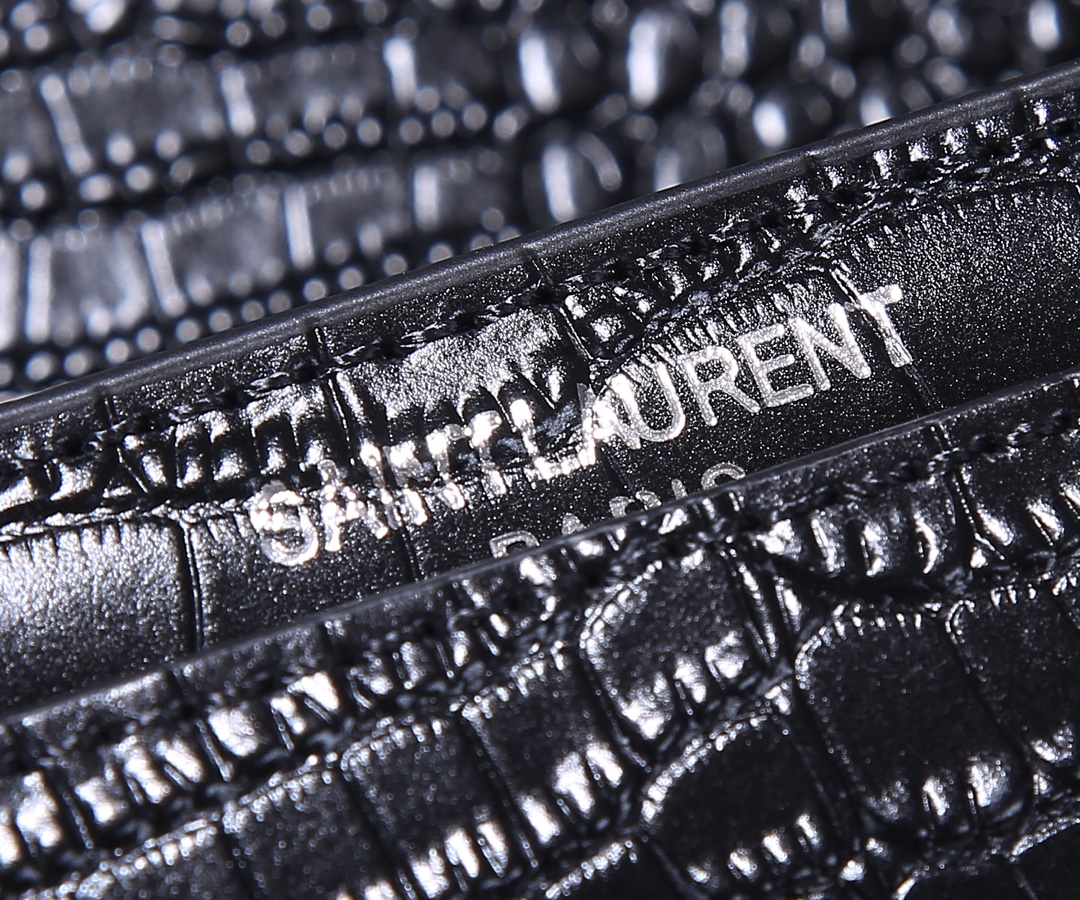 Replica Ysl Sunset Medium In Crocodile Embossed Shiny Leather 1737