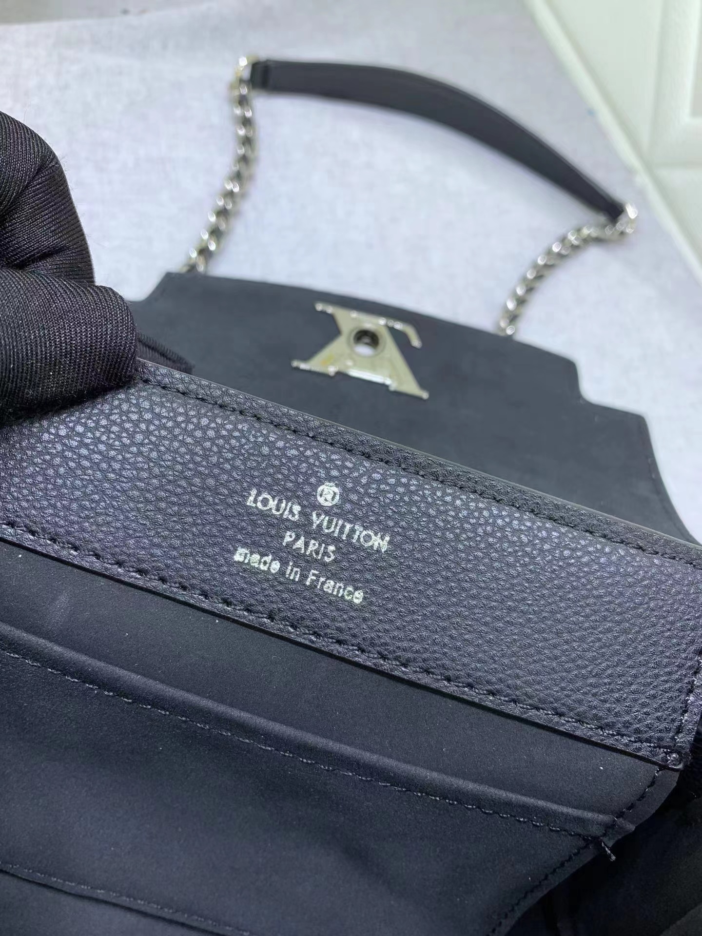 Replica Louis Vuitton Lv Lockme Ever Mini Bag M20997 Black