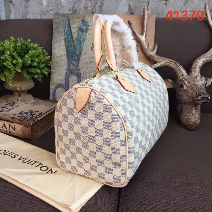 Replica Louis Vuitton Damier Azur Canvas Speedy 30 N41370