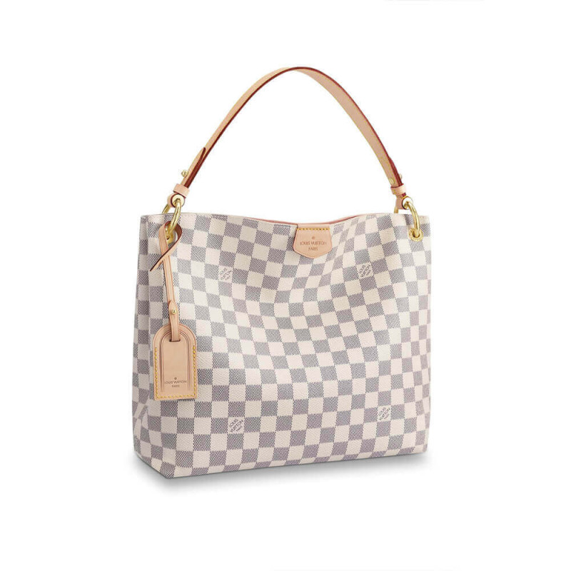 Replica Louis Vuitton Damier Azur Canvas Graceful Pm N42249
