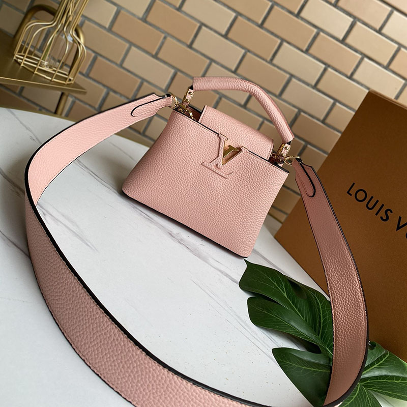 Replica Louis Vuitton Capucines Mini Black/White/Red/Pink/Beige