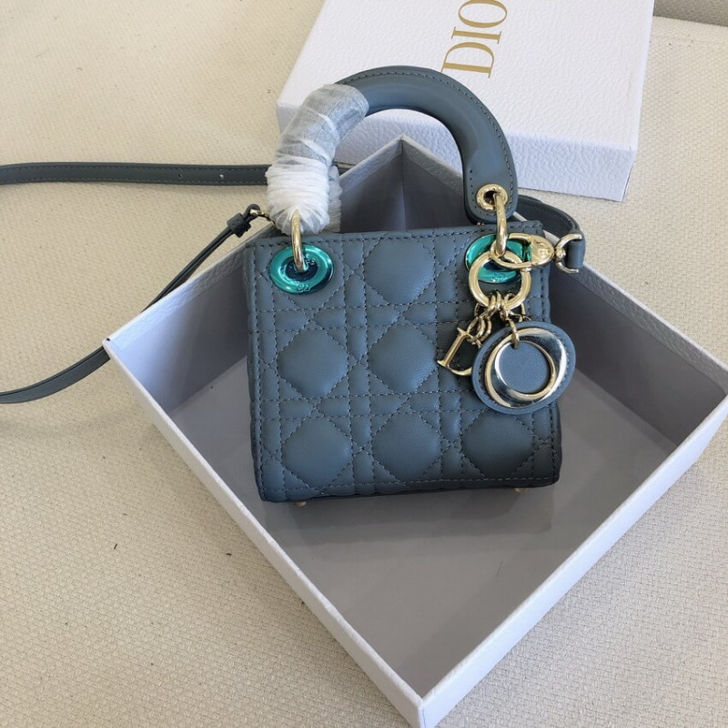 Replica Christian Dior Micro Lady Dior Bag Cannage Lambskin S0856