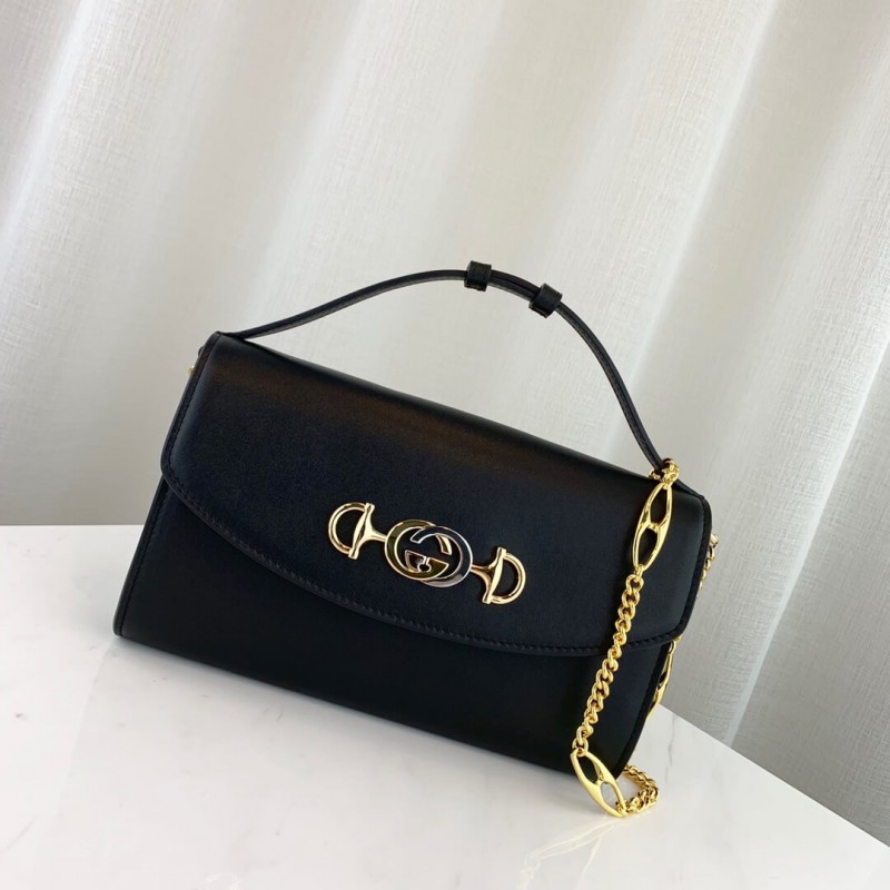 Replica Gucci Zumi Smooth Leather Small Shoulder Bag 572375