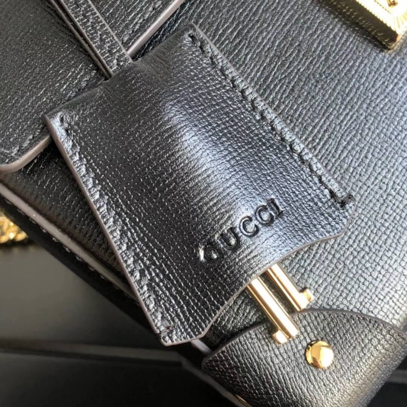 Replica Gucci Padlock Small Bamboo Shoulder Bag 603221