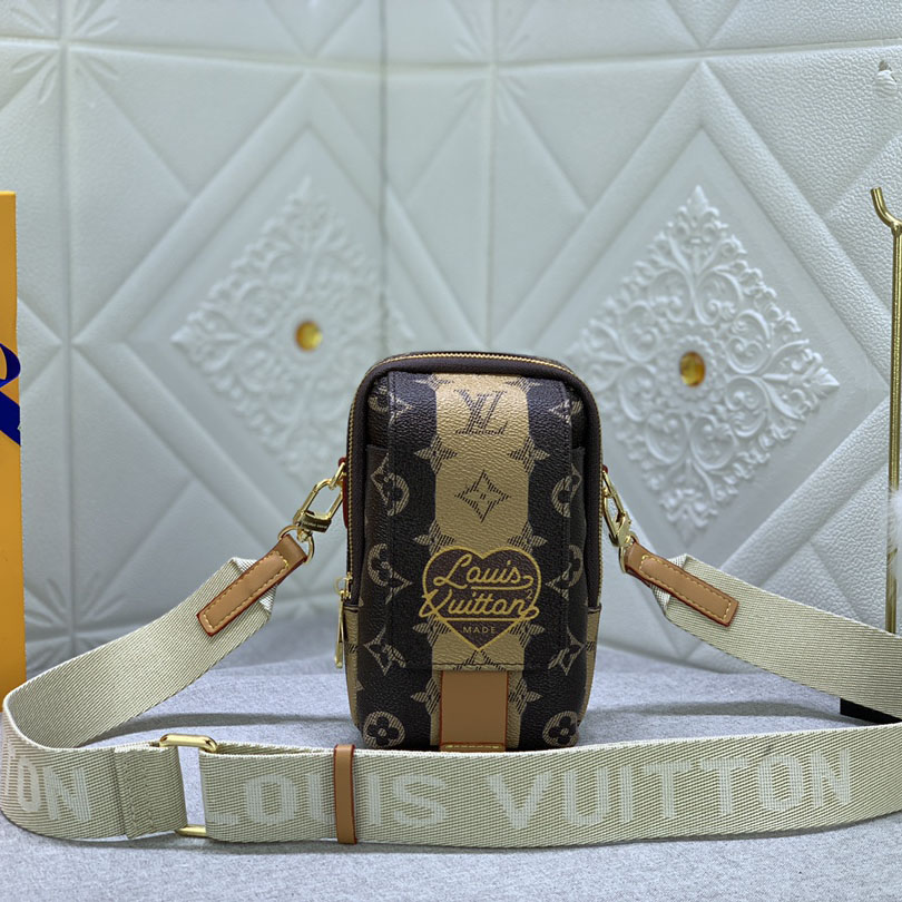 Replica Louis Vuitton Aaa-Double Phone Pouch Nm