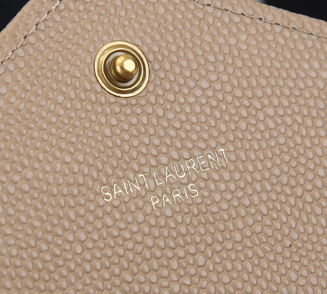 Replica Ysl Envelope Chain Wallet In Grain De Poudre Embossed Leather 1888