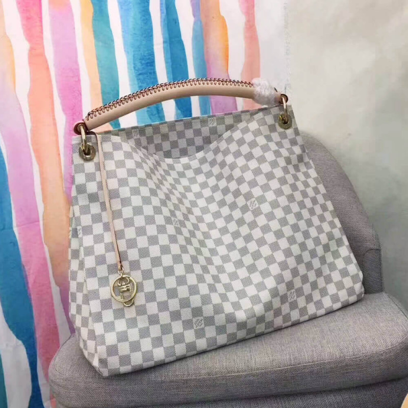 Replica Louis Vuitton Damier Azur Canvas Artsy Gm N41173