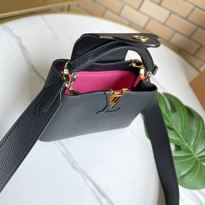 Replica Louis Vuitton Capucines Mini Black/White/Red/Pink/Beige
