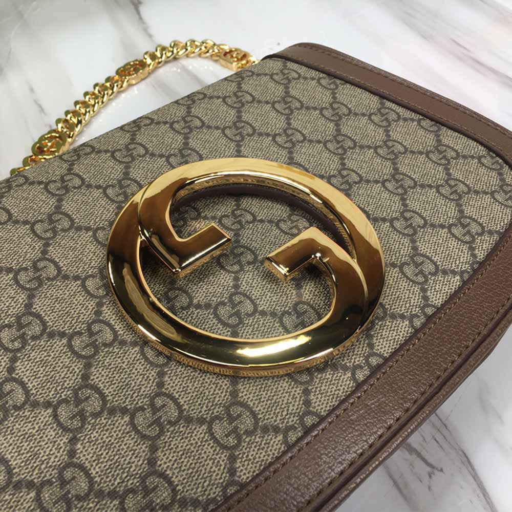 Replica Gucci Blondie Shoulder Bag Brown/Red