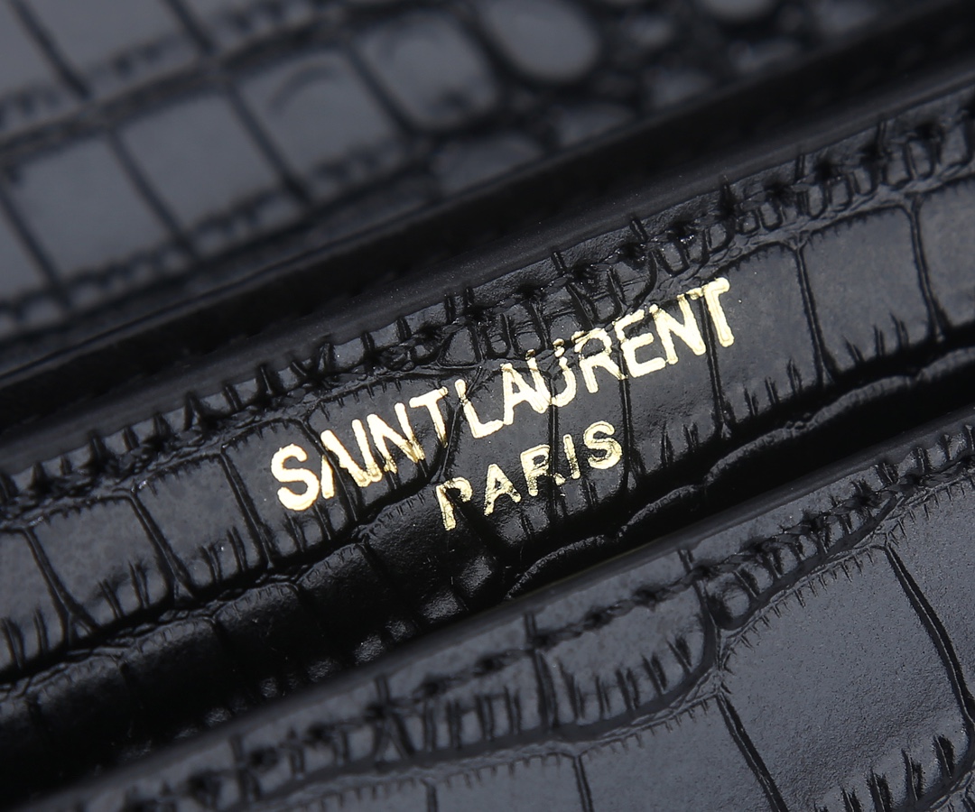 Replica Ysl Sunset Medium In Crocodile Embossed Shiny Leather 1737