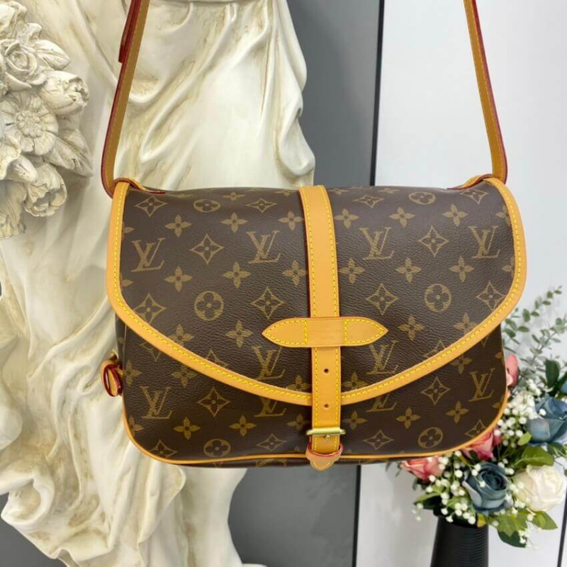 Replica Louis Vuitton Monogram Canvas Saumur Mm M42256