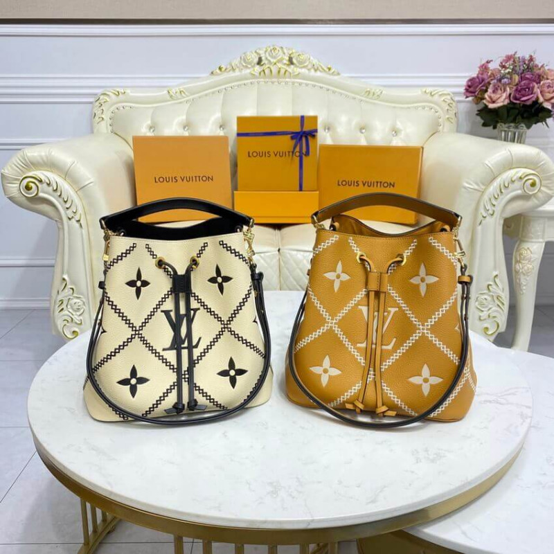 Replica Louis Vuitton Neonoe Mm M46023 Creme Beige/Black
