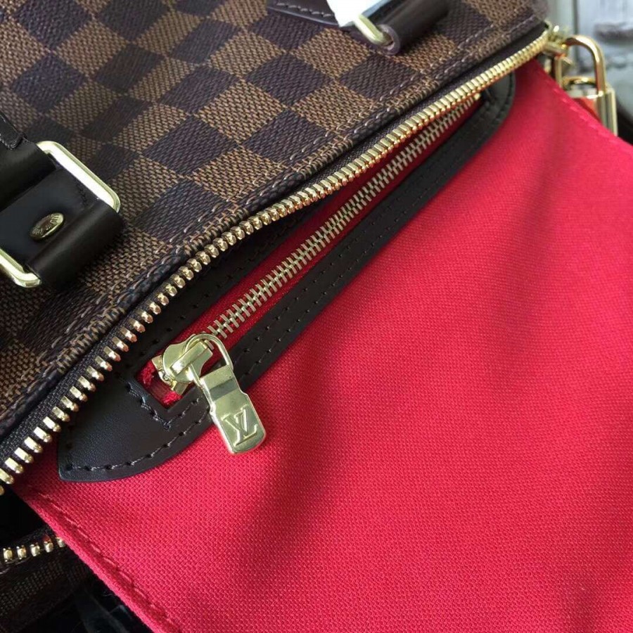 Replica Louis Vuitton Damier Ebene Canvas Speedy Bandouliere 35 N41366
