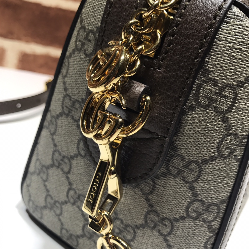 Replica Gucci Ophidia Medium Top Handle Bag Beige