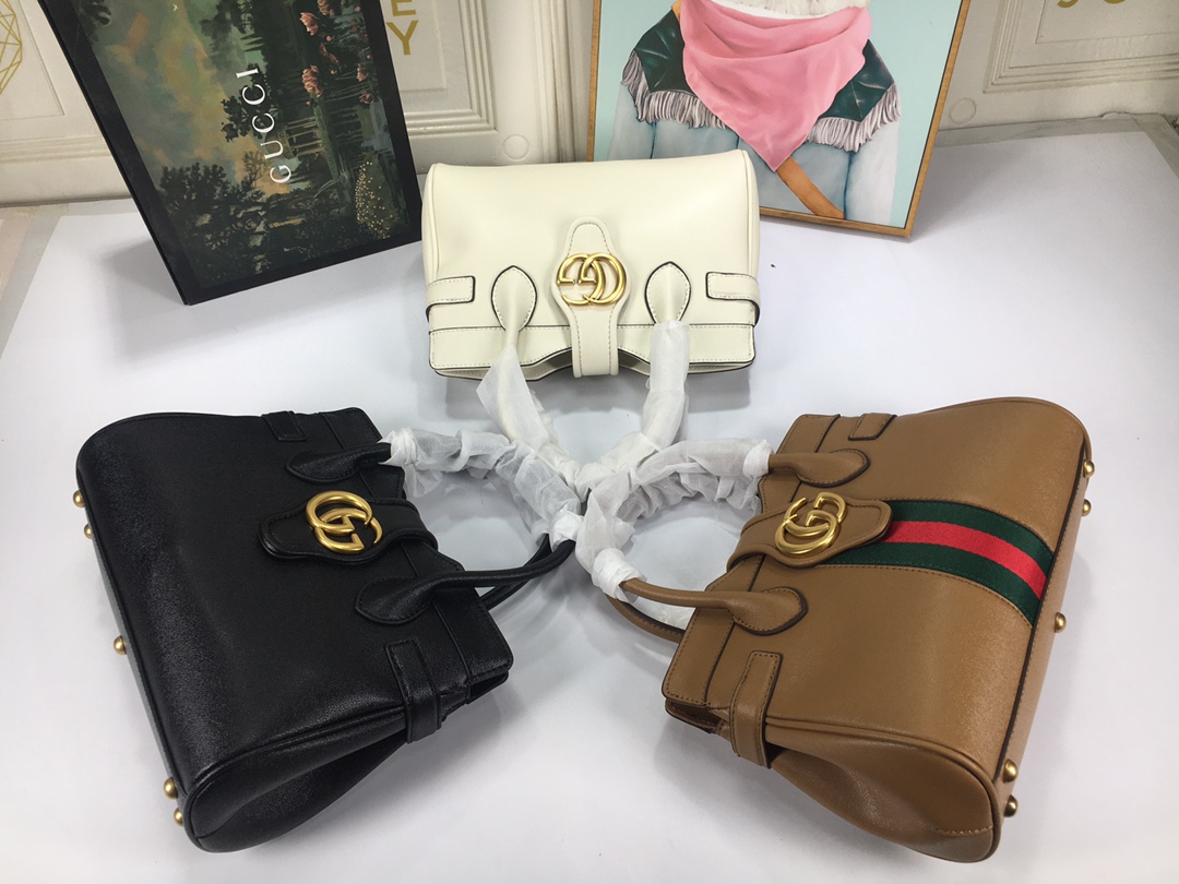 Replica Gucci Small Top Handle Bag With Double G