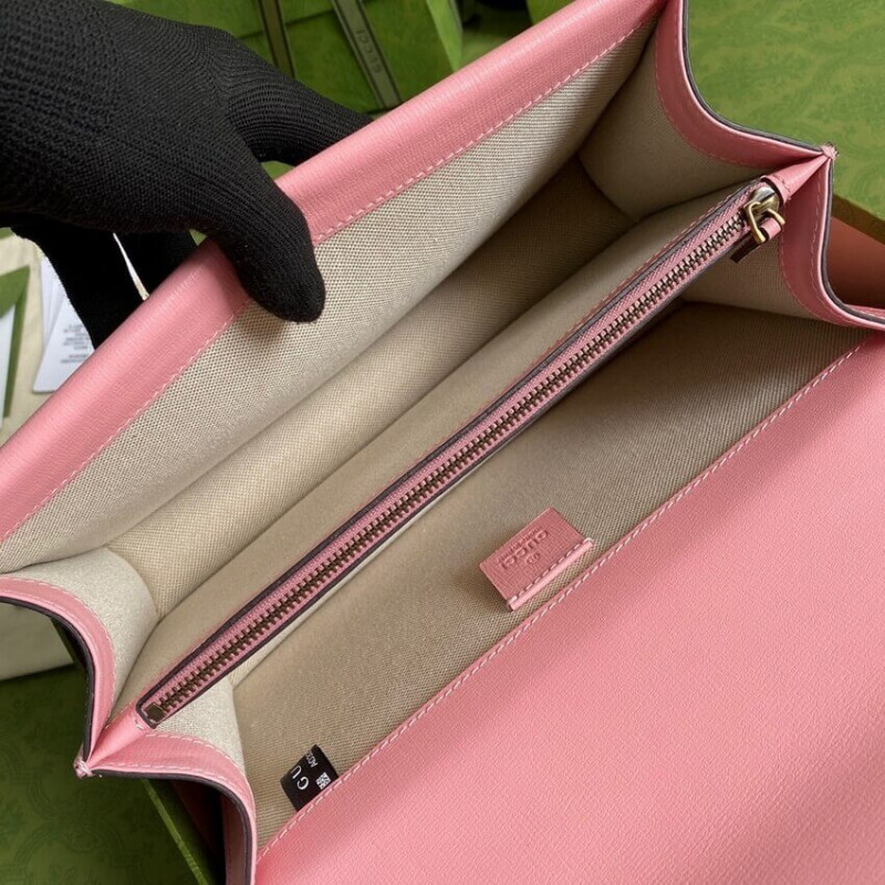 Replica Gucci Dionysus Small Shoulder Bag 400249 Red And Pink Leather