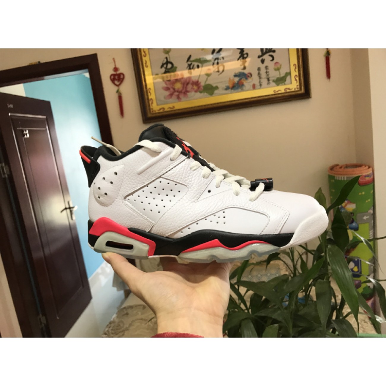 Air Jordan 6 Retro Low White Infrared 304401-123