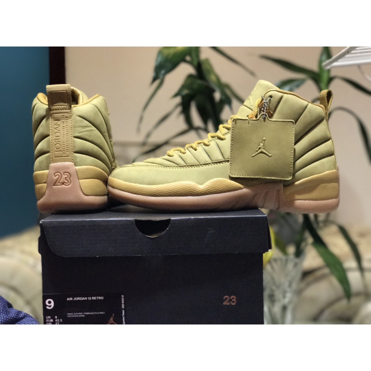 PSNY x Air Jordan 12 Wheat AA1233-700