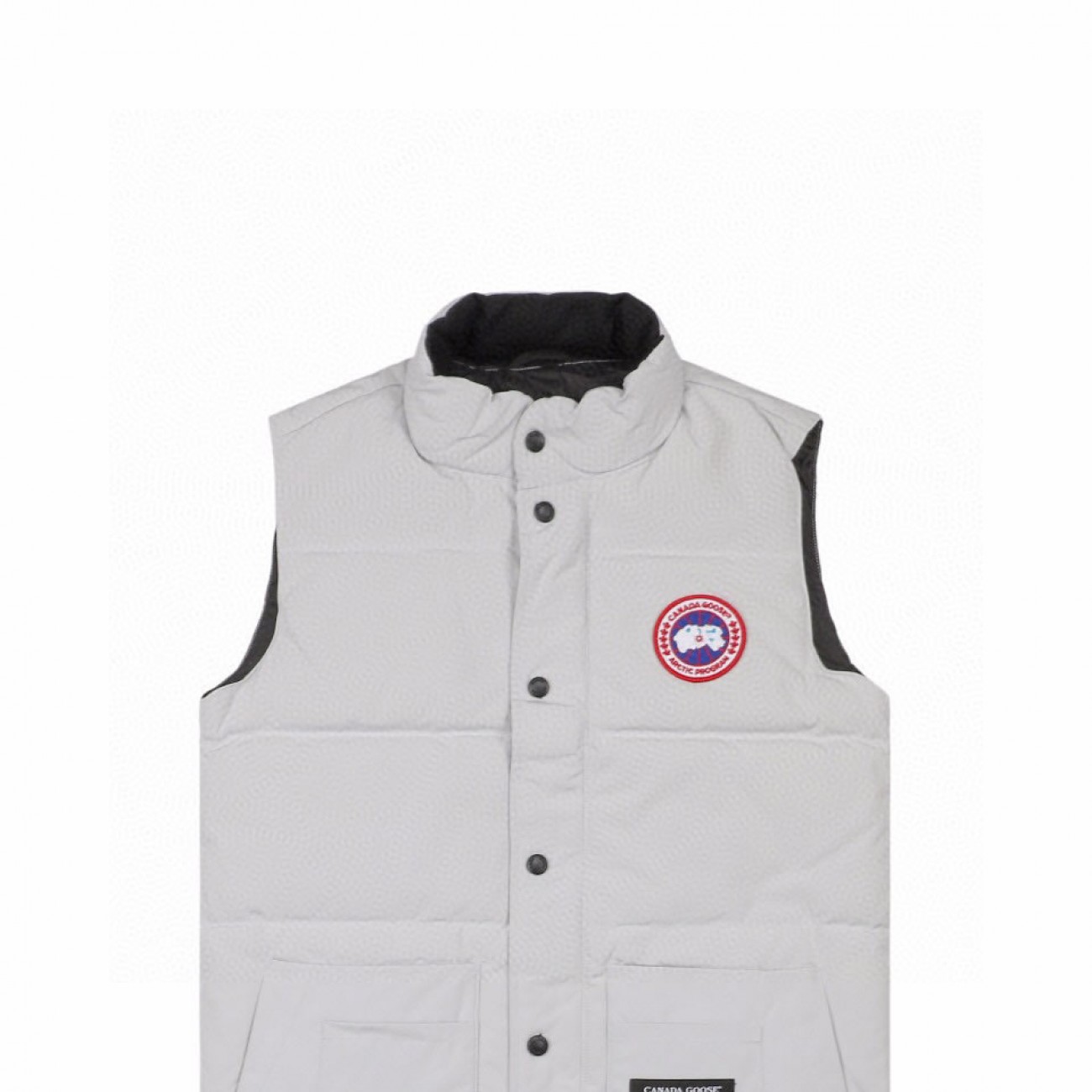 Canada Goose '4154M Freestyle Crew Vest Silver White