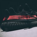 Adidas Originals Yeezy Boost 350 V2 Black/Red Striped BY9612