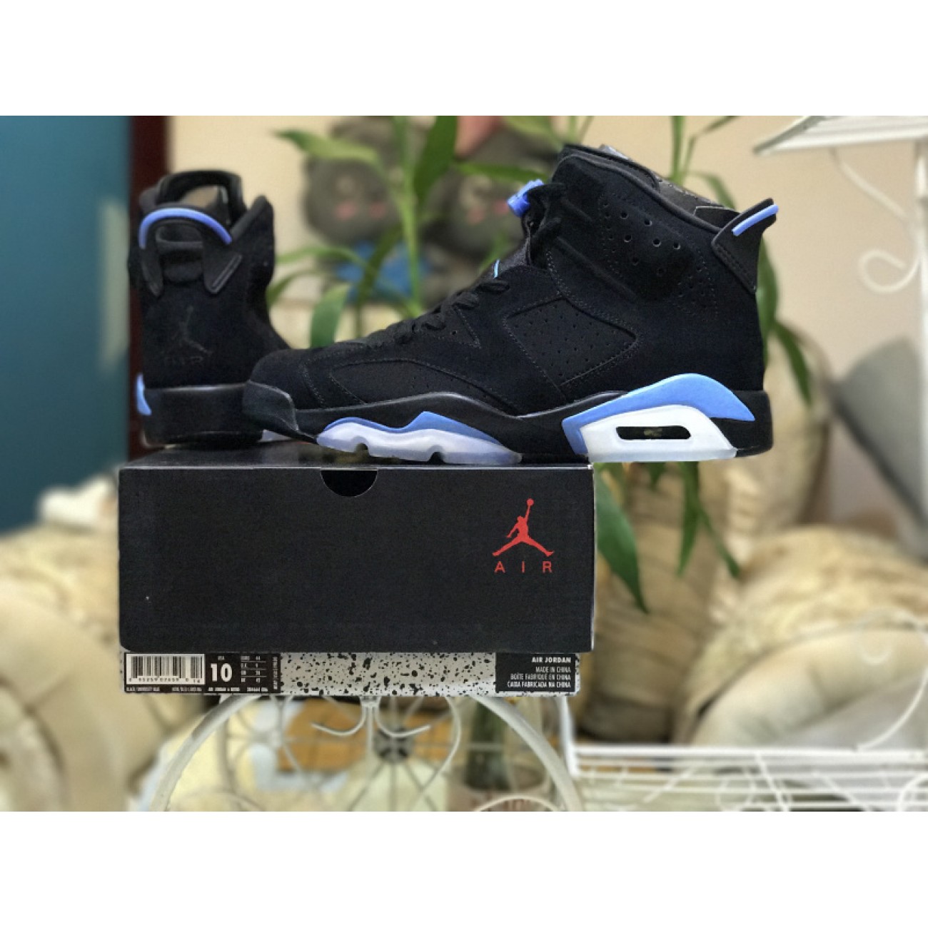 Air Jordan 6 University Blue 384664-006