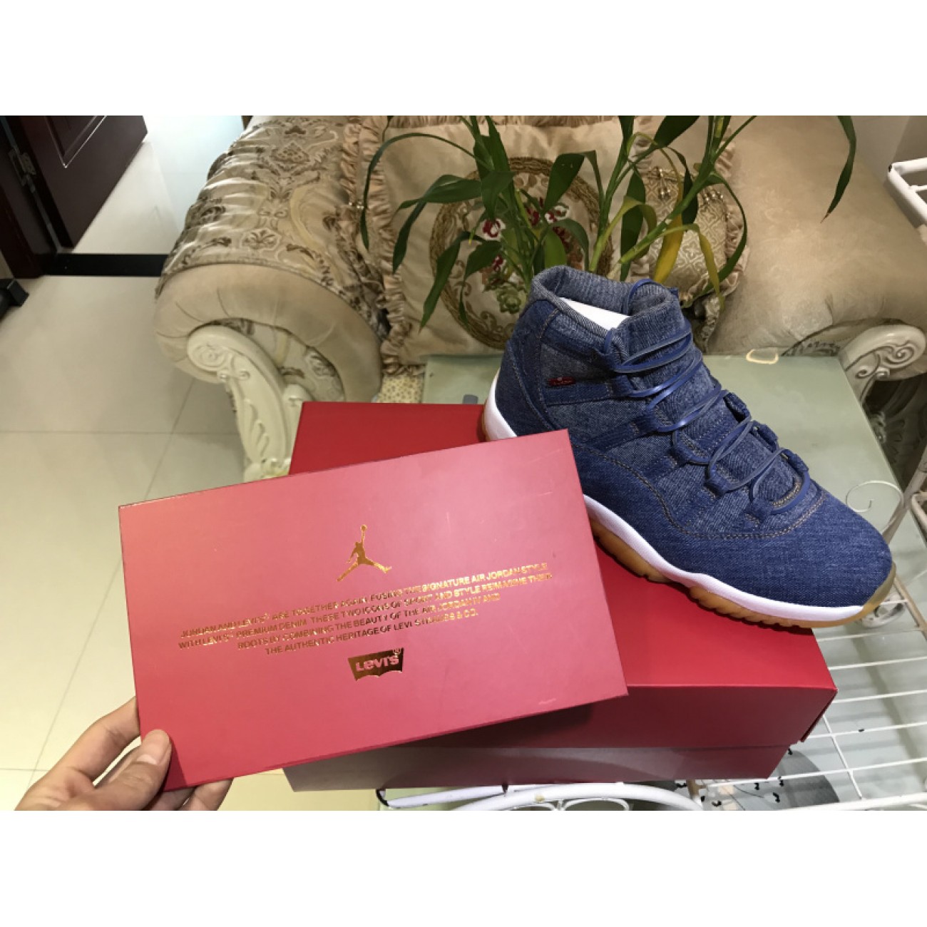 Levis x Air Jordan 11 AJ11 914433-401