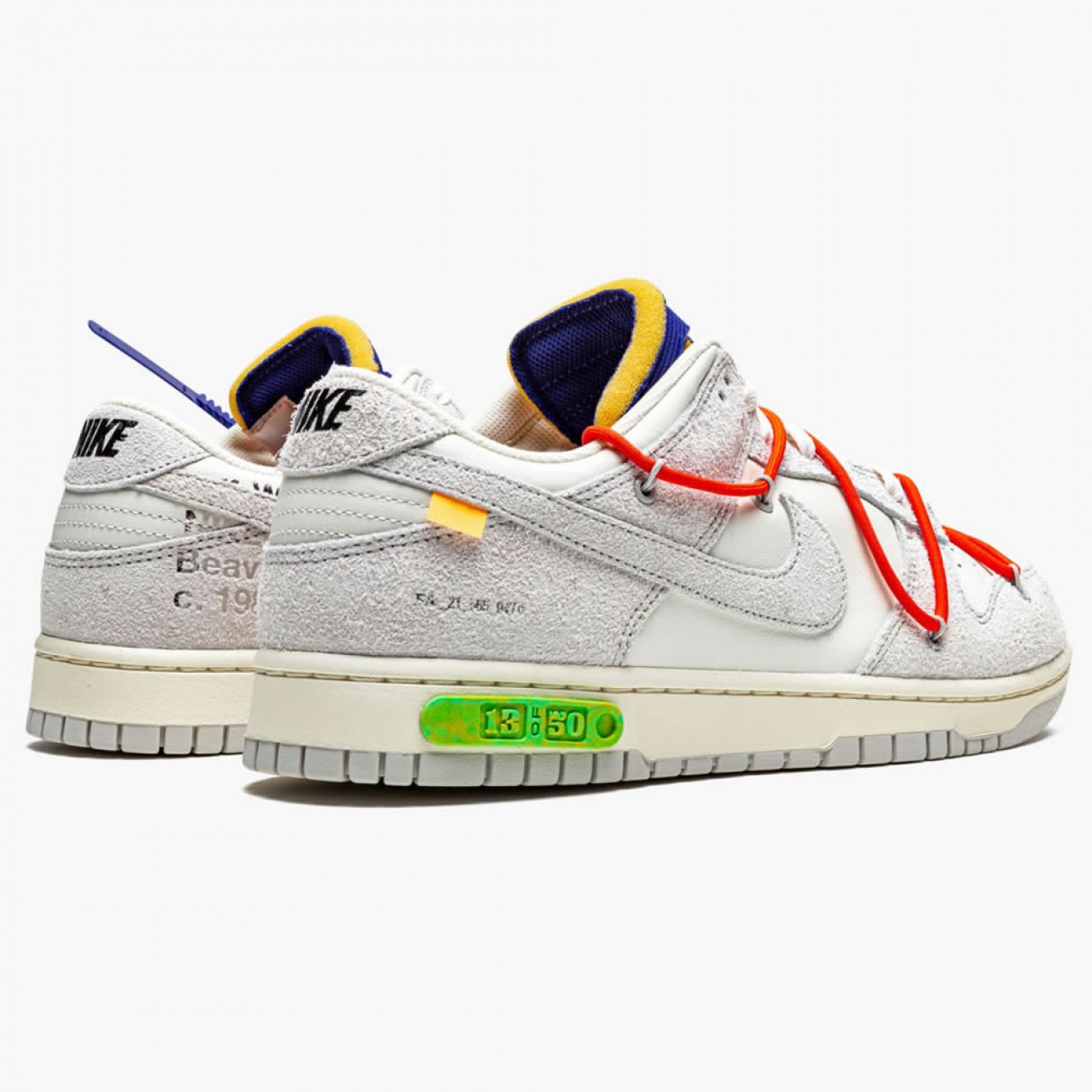 Nike SB Dunk Low Off-White Lot 13 OF 50 DJ0950-110