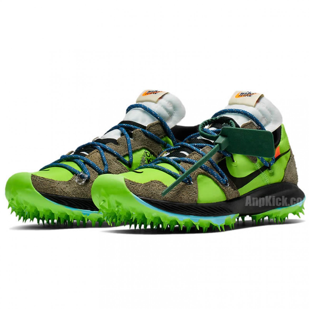 Off-White x Nike Zoom Terra Kiger 5 Green Athlete In Progress CD8179-300